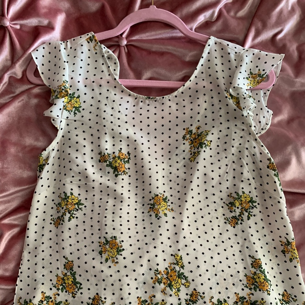 Country Chic Blouse Medium By Twine & String